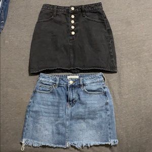 Pacsun Jean skirts